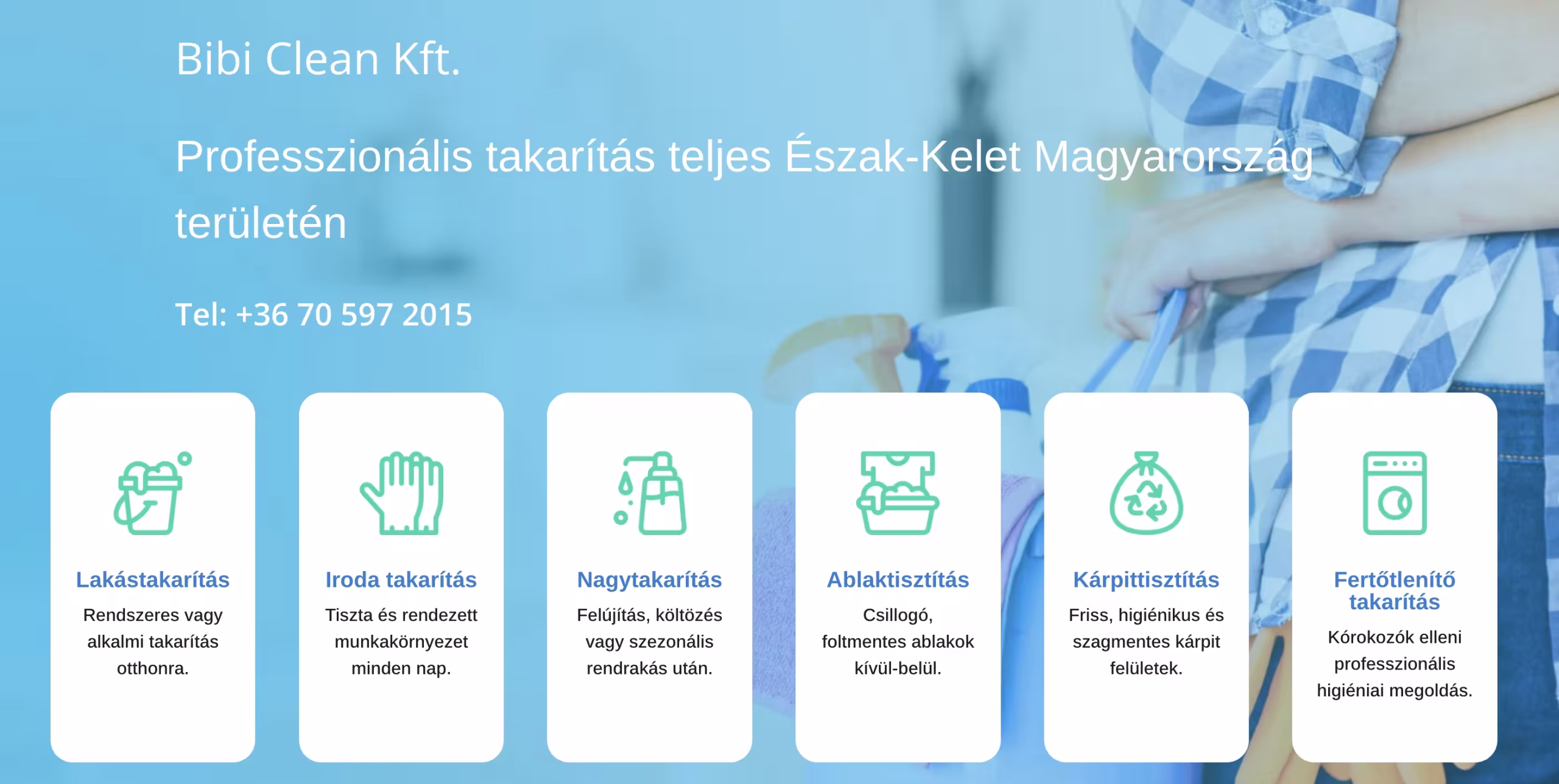 ajánlatkérő weboldal takarító vállalkozásnak